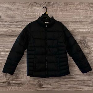 Time and Tru Black Puffer Coat Classic Design